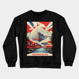 Minnesota United States of America Tourism Vintage Poster Crewneck Sweatshirt